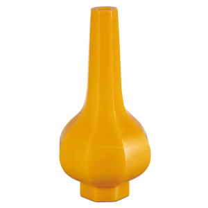 Imperial Yellow Peking Stem Vase