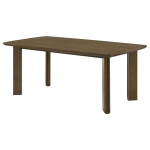 English Elm Crispin White Oak Veneer Rectangular Dining Table Seats Six for Modern Spaces B062P447971