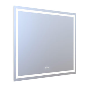 English Elm 48" X 40" Led Vanity Mirror Dual Front Back Lighting Dimmable Anti-fog Bathroom W1920P493142
