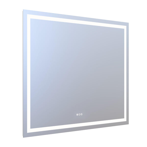 English Elm 48" X 40" Led Vanity Mirror Dual Front Back Lighting Dimmable Anti-fog Bathroom W1920P493142