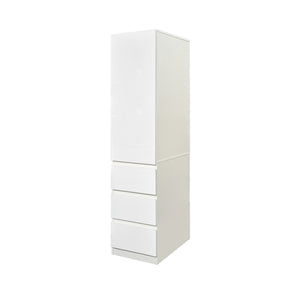 English Elm Kitchen Pantry Cabinet with Drawers Shelves Melamine Finish Tall Narrow Storage W331P412365
