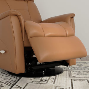 English Elm Global Home Swivel Glider Recliner In Oslo Antelope - Adjustable Comfort, Stylish Design & Durability B339P323103