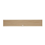 Floating Transitional Minimalist Simple Floating 70 inch TV Stand Symmetrical Wall Mounted - Coastal Oak