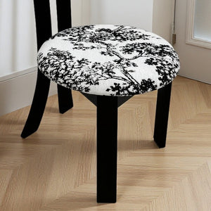 English Elm Dining Chairs Set Of 2 - Elegant Linen Upholstered Wood Grain Design For Modern Dining Spaces W2700P338558