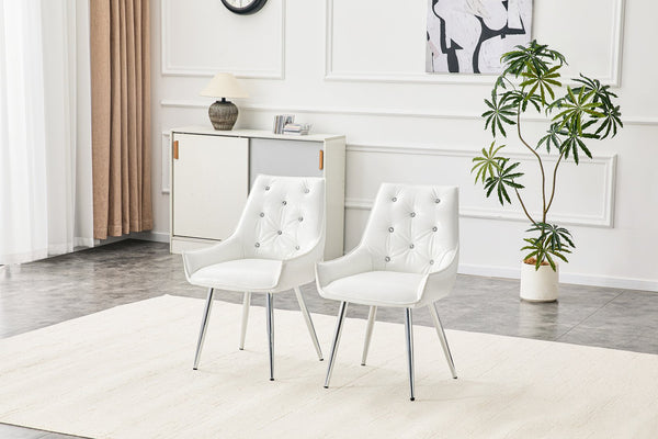 English Elm Crocodile Textured Pu Leather Accent Chair Diamond Tufted with Chrome Metal Legs W3493P456345