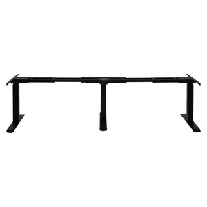 OSP Home Furnishings 3-way Adjustable Table Base with Three Height Positions for Dining or Work Surfaces Black OYF333-BK