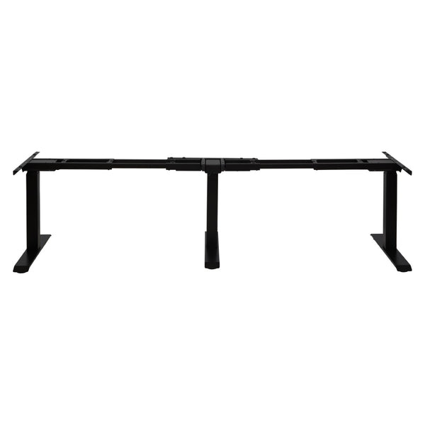 OSP Home Furnishings 3-way Adjustable Table Base with Three Height Positions for Dining or Work Surfaces Black OYF333-BK
