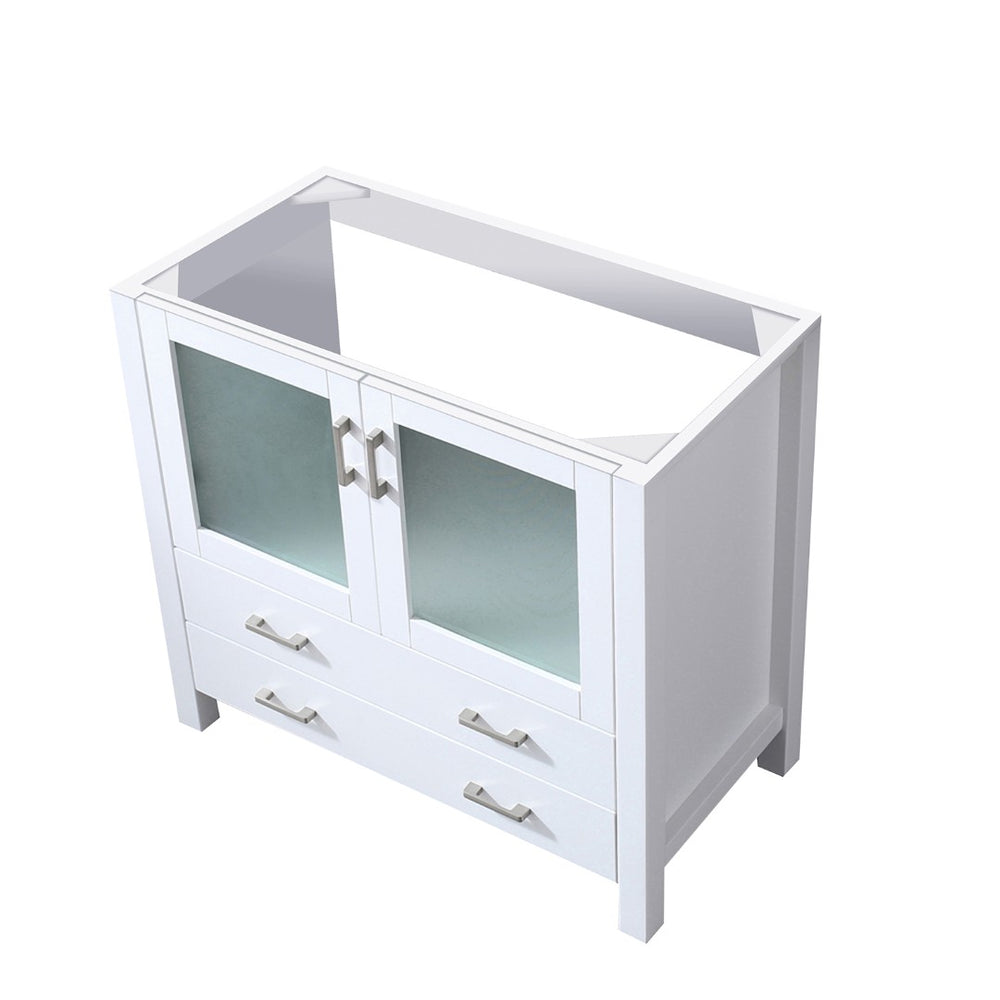 English Elm White Bath Vanity With Soft-Close Drawers, Durable Solid Wood, Perfect For Modern Bathrooms, 36-In. B2731P260430-GIGA