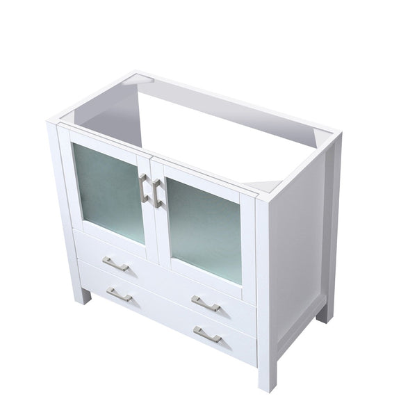 English Elm White Bath Vanity With Soft-Close Drawers, Durable Solid Wood, Perfect For Modern Bathrooms, 36-In. B2731P260430-GIGA