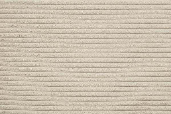 English Elm Beige Corduroy Swivel Accent Chair with U-Backrest, 360° Rotation, Plush Cushion, Compact Modern Design B011P370421