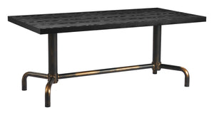 Neum Dining Table Black 110022 Zuo Modern