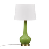 510 Design Zazie Transitional Ceramic Genie Table Lamp FB153-1186 Green