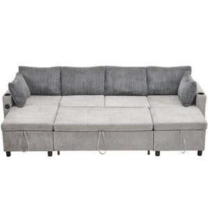 English Elm Swivel Barrel Accent Chair Chenille Tufted Round Club Seat for Living Room Lounge Grey N719S002230E