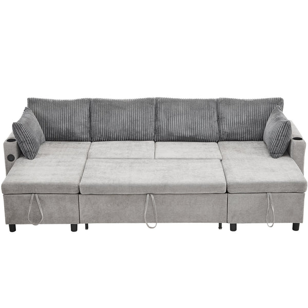 English Elm Swivel Barrel Accent Chair Chenille Tufted Round Club Seat for Living Room Lounge Grey N719S002230E