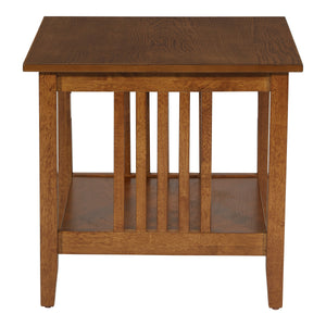 OSP Home Furnishings Sierra Mission End Table Ash Finish