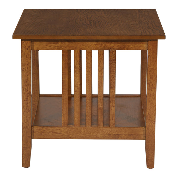 OSP Home Furnishings Sierra Mission End Table Ash Finish