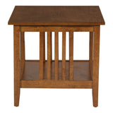 OSP Home Furnishings Sierra Mission End Table Ash Finish