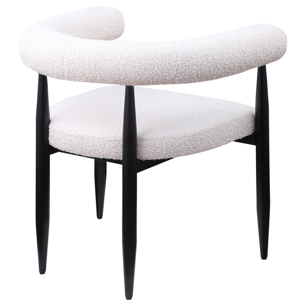 English Elm 2pc Mid-century Dining Side Chairs with Foam Padded Seats and Spindle Back in Neutral Wheat Upholstery Black,White 55.12 L x 32.68 W x 7.87 H B011P301320