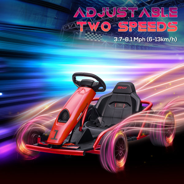English Elm Aosom Licensed Bmw I4 12v Kids Ride on Car with Remote Suspension and Soft Start Red W2225P217188