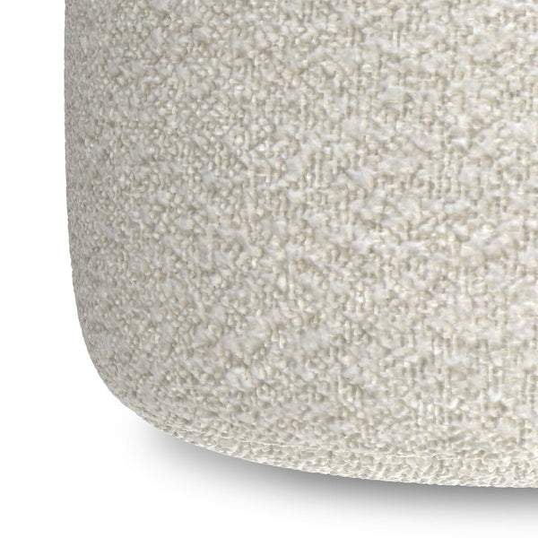 English Elm Nate Handwoven Cotton Square Pouf Artisan Footrest for Bohemian Living Rooms B136P427583