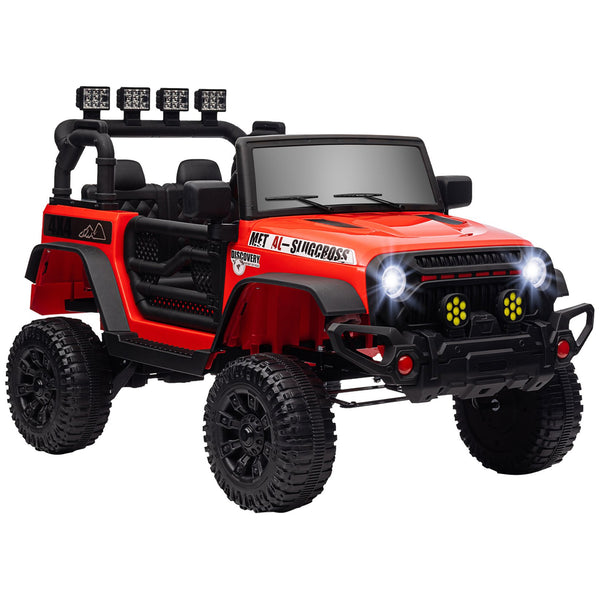English Elm Aosom Kids Pedal Go Kart Outdoor Ride on Toy with Adjustable Seat and Handbrake Red W2225P249868