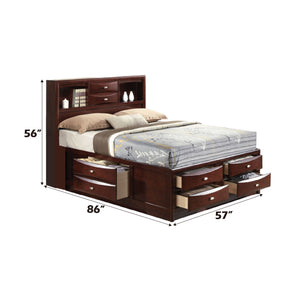 English Elm Ireland Full Bed With Espresso Finish & Ample Storage Drawers - Perfect For Small Spaces! B2726S00535