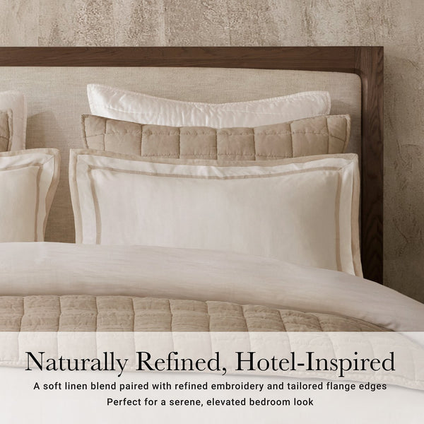 English Elm 3-Piece Queen Coverlet Set Matelassé Elegance with Two Shams — Soft Polyester-Rayon Texture, Durable Comfort Beige+White 6.15 L x 14.37 W x 12.6 H B035P381309