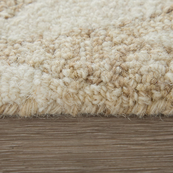 Feizy Rugs Wallace Hand-tufted Wool Rug - Durable, Stylish Floral & Botanical Design For Modern Interiors Tan,Ivory Wool Wal8a37fbge000f00