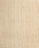 Unique Loom Braided Jute Dhaka Hand Braided Solid Rug White,  8' 0" x 10' 0"