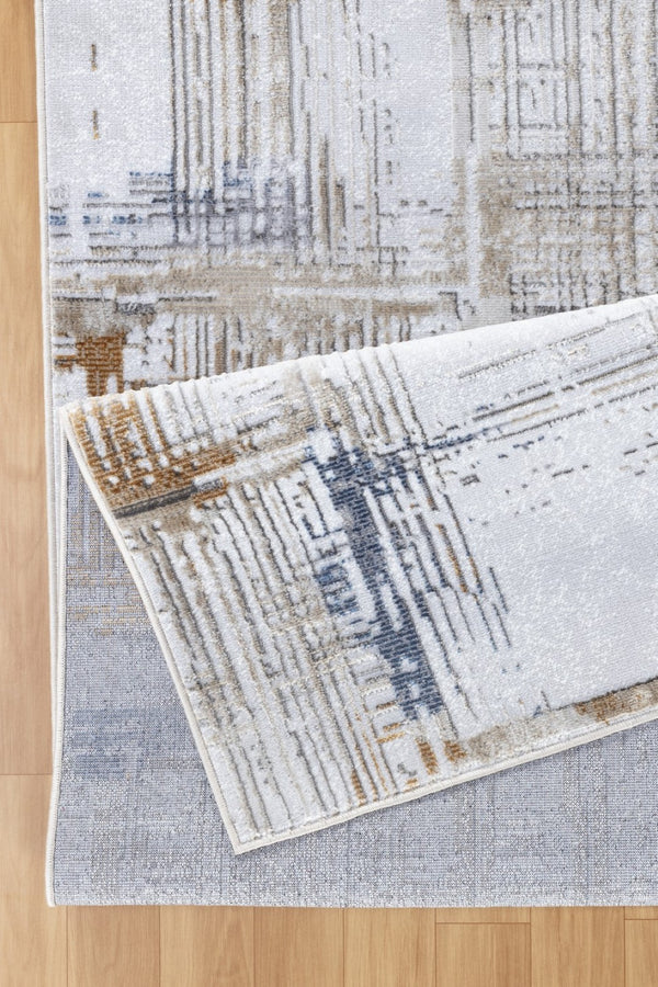 English Elm Textures Multi-Toned 5 Ft. 3 In. X 7 Ft. Durable Area Rug – Soft, Stain-Resistant, Stylish Comfort! B186P181132-GIGA