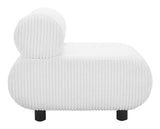 Rahat Accent Chair White 110294 Zuo Modern