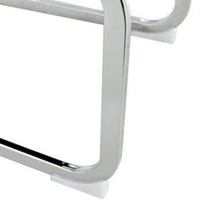 English Elm Table Modern Marble Pattern 9-Piece Dining Set – 71" Tempered Glass Table & 8 Light Gray Chairs W1151S02121-GIGA