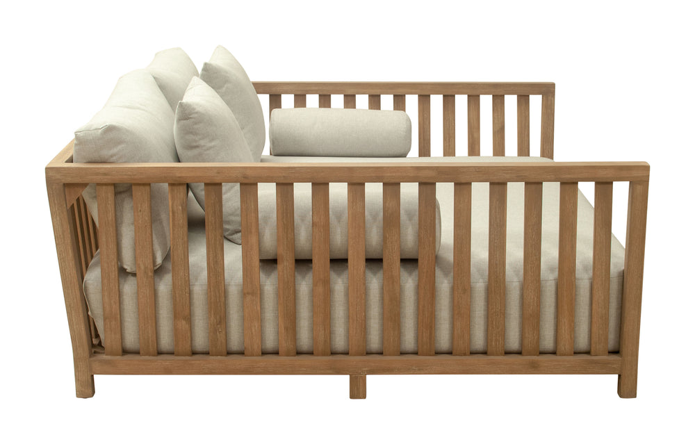 Zuo Modern Teras Daybed - Stylish Modern Design With Olefin Fabric And Acacia Wood For Indoor & Outdoor Comfort Gray 100% Olefin,Acacia Wood 704099-zuo-modern