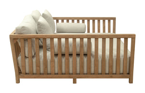 Zuo Modern Teras Daybed - Stylish Modern Design With Olefin Fabric And Acacia Wood For Indoor & Outdoor Comfort Gray 100% Olefin,Acacia Wood 704099-zuo-modern