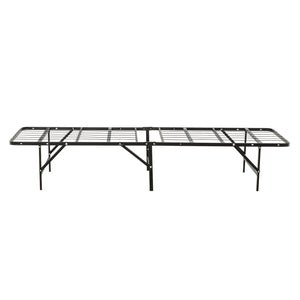 English Elm Bedroom Metal Mattress Foundation Bed Frame Full Size Durable Support Under-Bed Storage Easy Assembly Black 41 L x 39 W x 3 H B011P207124