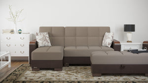 English Elm Primenest Zenaero Convertible Chaise Lounge With Storage - Stylish & Versatile Seating Solution! B030P303553-GIGA