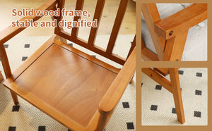 English Elm Cute Fabric Armchair Solid Wood Frame Compact Upholstered Seat for Bedroom or Apartment White W2105P420762