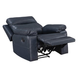 OSP Home Furnishings Bryson Recliner  Navy