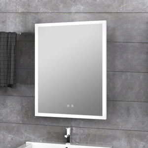 English Elm Aurorium Frameless Led Vanity Mirror with Defogger and Touch Controls for Spa Bathrooms B2731P478344