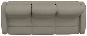 English Elm Brown Dual Reclining Sofa with Pillow Back Cushions and Pull Tab Seats for Living Rooms B361P483240