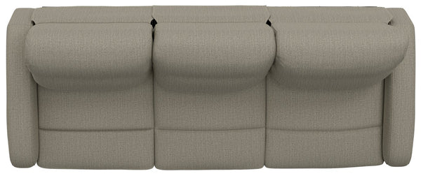 English Elm Brown Dual Reclining Sofa with Pillow Back Cushions and Pull Tab Seats for Living Rooms B361P483240