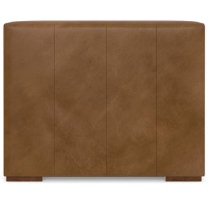 English Elm Rex Center Sofa Module - Versatile Armless Chair In Caramel Leather For Modern Living Spaces & Comfort B136P199250-GIGA