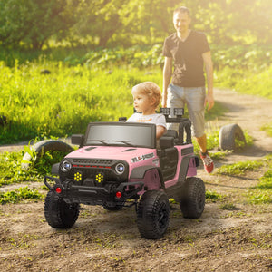 English Elm Aosom Kids Pedal Go Kart Outdoor Ride on Toy with Adjustable Seat and Handbrake Pink W2225P249866