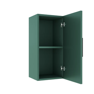English Elm JOVI Green 14" Wall-Mounted Floating Bathroom Vanity Side Cabinet with Soft-Close Door, Durable W2615P227356