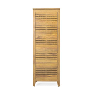 English Elm Christopher Knight Home® - Whitney Acacia Wood Cabinet Teak Finish — Durable Indoor/Outdoor Storage 62" Tall, Easy Assembly, Spacious N775P177407T