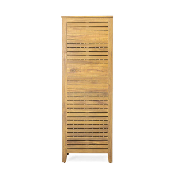 English Elm Christopher Knight Home® - Whitney Acacia Wood Cabinet Teak Finish — Durable Indoor/Outdoor Storage 62" Tall, Easy Assembly, Spacious N775P177407T
