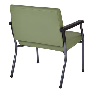 OSP Home Furnishings Bariatric Guest Chair with Reinforced Metal Frame and Plush Padded Seat for Medical Use BC9602-R106