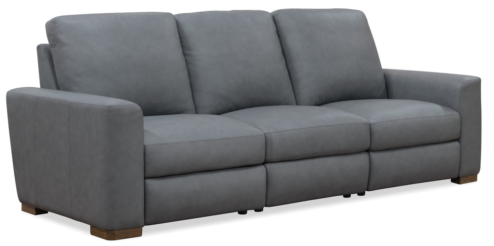 Hooker Furniture Optimus Power Reclining Sofa Top-grain Leather Three Seat Modern Living Room SS925-3PC3-094-S