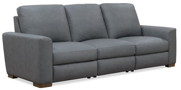 Hooker Furniture Optimus Power Reclining Sofa Top-grain Leather Three Seat Modern Living Room SS925-3PC3-094-S