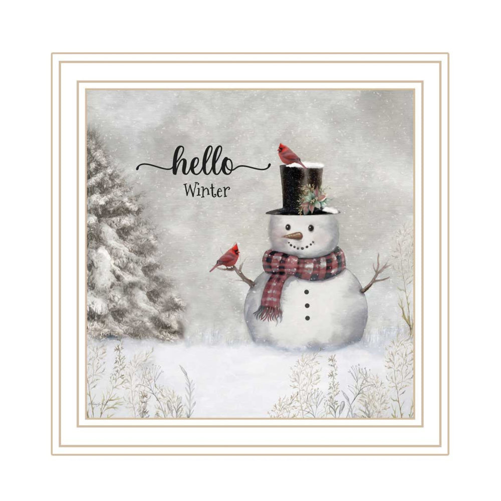 English Elm Trendy Decor 4u Peace on Earth 2-piece Framed Winter Wall Art Set White Wood B067P252305